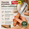 Curatator de Legume Multifunctional cu Maner de Lemn