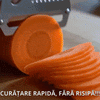 Curatator de Legume Multifunctional cu Maner de Lemn